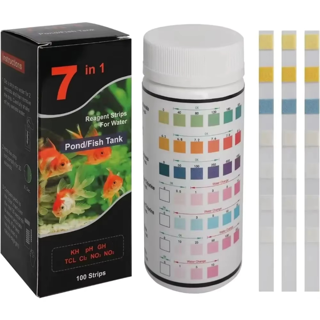 Planted Aquarium Test Kit - 7-in-1 Aquarium Freshwater pH Test Strips