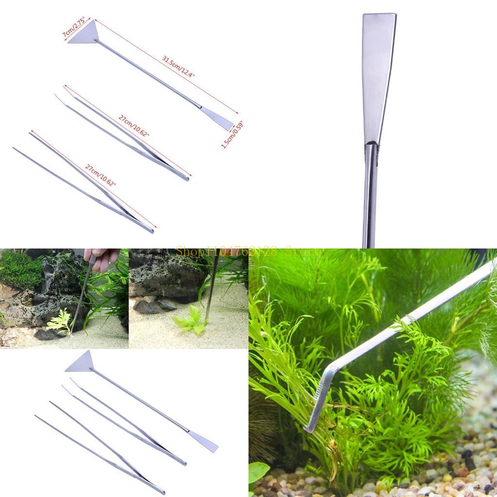 Planted Aquarium For Sale - 3-Piece Aquarium Tool Kit Stainless Steel