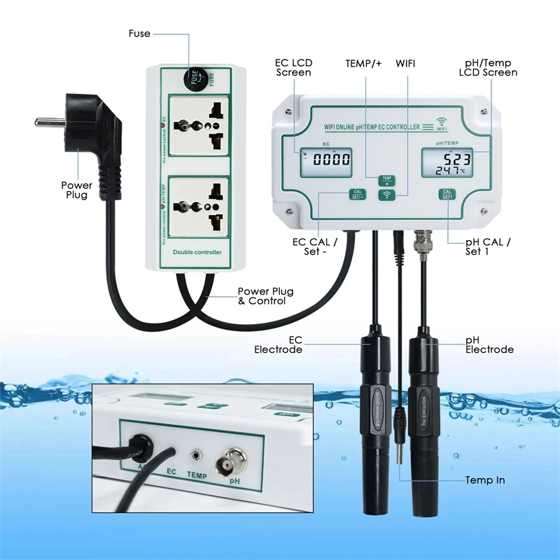 GA Tuya Wifi 3-in-1 Aquarium P - огляд і ціна Planted Aquarium Test Kit