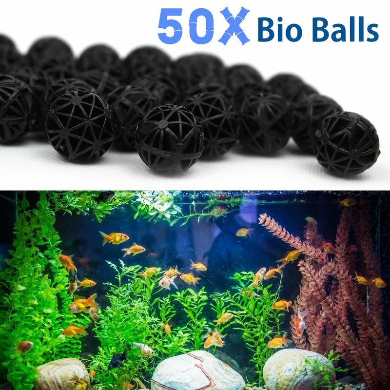 50Pcs 16mm Bio Balls Aquarium  - огляд і ціна Aquarium Plant Fertilizer