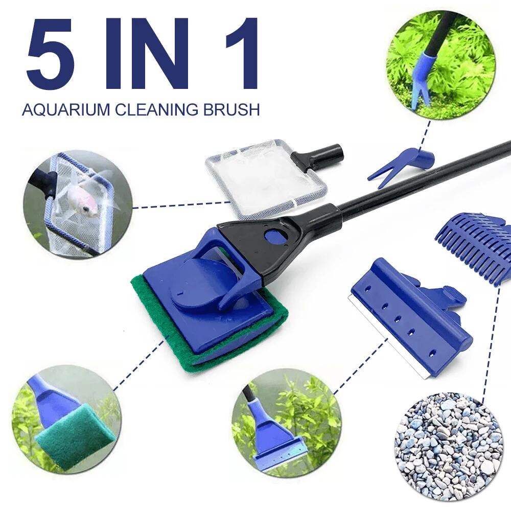 5in1 Aquarium Cleaning Tool Pl - огляд і ціна Planted Aquarium With Gravel
