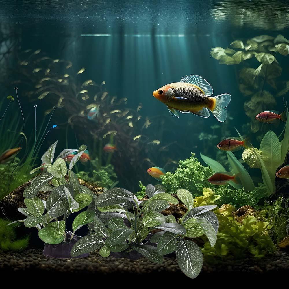 Decorative Silk Realistic Unde - огляд і ціна Planted Aquarium Jar