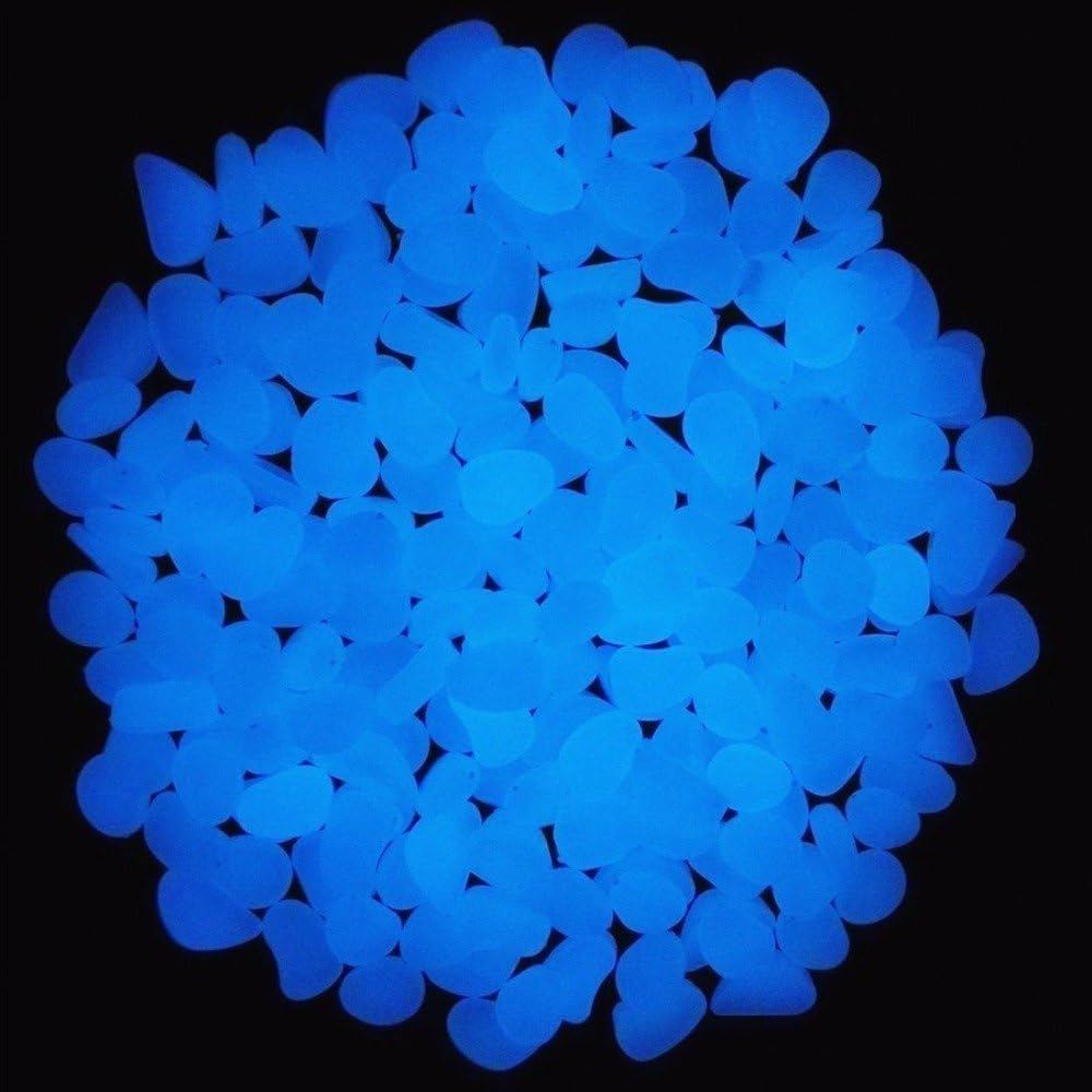 Fish Tank Rocks Glow Blue Pebb - огляд і ціна Planted Aquarium Supplies