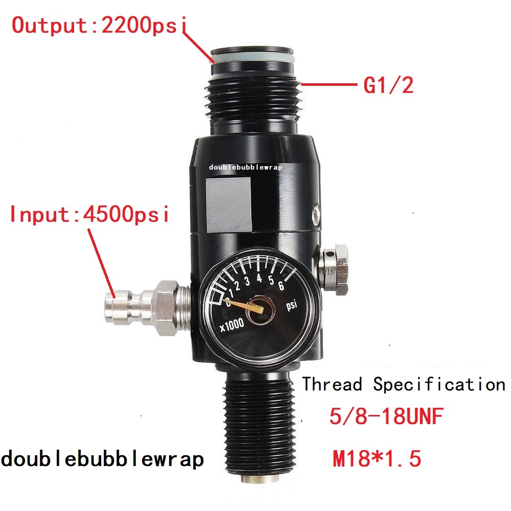 Regulator Valve 5/8-18UNF or M - огляд і ціна Planted Aquarium Supplies