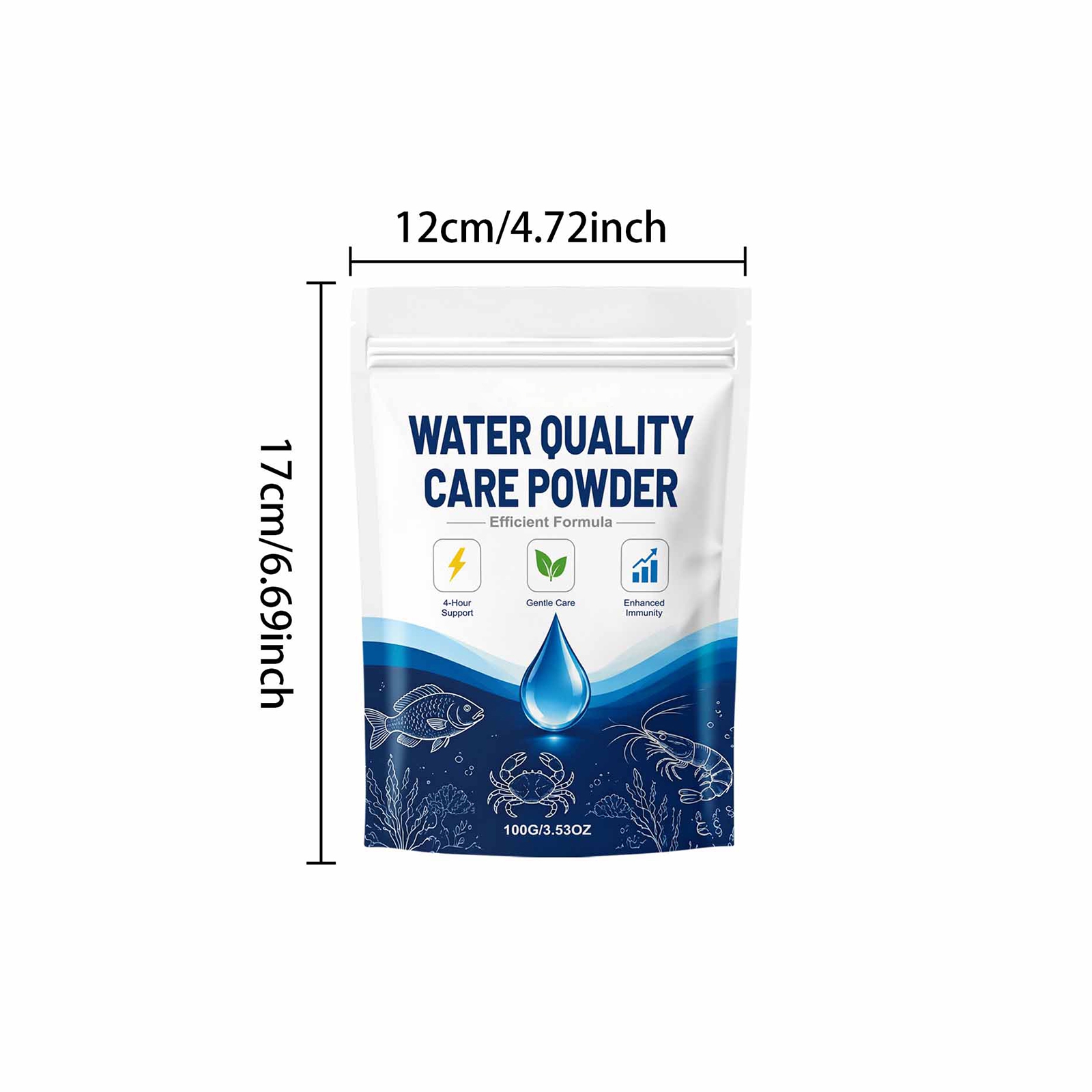 1/2/3/5PCS Cleaner Water Clari - огляд і ціна Aquarium Plant Fertilizer